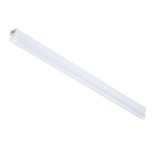 GloboStar® TUBO 60789 Γραμμικό Φωτιστικό Οροφής Linear LED Τύπου T5 Επεκτεινόμενο 9W 864lm 180° AC 220-240V IP20 Πάγκου Κουζίνας με Διακόπτη On/Off Μ60 x Π2.2 x Υ3.5cm Θερμό Λευκό 2700K - Λευκό - 3 Years Warranty