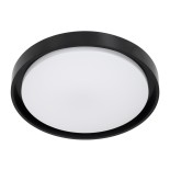 GloboStar® BARCHETTA 61046-P Κρεμαστή Πλαφονιέρα Οροφής LED CCT 72W 8306lm 120° AC 220-240V - Εναλλαγή Φωτισμού μέσω Τηλεχειριστηρίου All In One Ψυχρό 6000k+Φυσικό 4500k+Θερμό 2700k Dimmable Φ48cm - Μαύρο - 3 Years Warranty