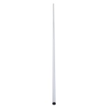 GloboStar® SURFACEPENDANT-PROFILE 70854-3M Προφίλ Αλουμινίου - Βάση & Ψύκτρα Ταινίας LED με Λευκό Γαλακτερό Κάλυμμα - Επιφανειακή & Κρεμαστή Χρήση - Πατητό Κάλυμμα - Μαύρο - 3 Μέτρα - Μ300 x Φ3cm