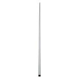 GloboStar® SURFACE-PROFILE 70869-3M Προφίλ Αλουμινίου - Βάση & Ψύκτρα Ταινίας LED με Λευκό Γαλακτερό Κάλυμμα - Επιφανειακή Χρήση - Πατητό Κάλυμμα - Μαύρο - 3 Μέτρα - Πακέτο 5 Τεμαχίων - Μ300 x Π2.3 x Υ2cm