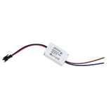 GloboStar® 73074 Πλαστικό Τροφοδοτικό SELV για Προϊόντα LED 3W - AC 220-240V σε DC 7-11V - IP20 L4.5 x W3 x H2.5cm - 3 Years Warranty