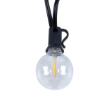 GloboStar® 79666 Διακοσμητική Γιρλάντα 14 Μέτρων με Controller 4 Προγραμμάτων Φωτισμού 30 LED 3W με Ενσωματωμένη Μπαταρία 600mAh - Φωτοβολταϊκό Πάνελ - Αισθητήρα Ημέρας-Νύχτας - Βάση Κήπου & Μαύρο Καλώδιο Αδιάβροχη IP44 Θερμό Λευκό 2700K L22 x W15.5 x H3c