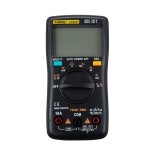 GloboStar® 79975 Ψηφιακό Φορητό Πολύμετρο Data Retantion True RMS Intelligent Automation Μπαταρίας 2 x AAA (Δεν Περιλαμβάνονται) Μετρητής Τάσης AC/DC - Θερμοκρασία - Αμπερόμετρο - Voltmeter - Καπασιτόμετρο - Ohm - Μαύρο
