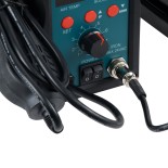 GloboStar® 79979 ProsKit SS-979 Ψηφιακός Σταθμός Συγκόλλησης 2in1 με Dual Digital Ψηφιακή Οθόνη - Κολλητήρι - Πιστόλι Θερμού Αέρα Hot Air Soldering Welding Gun και PID Προγραμματιζόμενο Σύστημα Ελέγχου Θερμοκρασίας - 760W