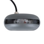 GloboStar® WINDOW-CURBA 90110 Αρχιτεκτονικό Φωτιστικό Ανάδειξης Παραθύρων Window Light LED 6W 540lm 3x262° DC 24V Αδιάβροχο IP65 L12 x W5.3 x H6.5cm Θερμό Λευκό 2700K - Γκρι Ανθρακί - 3 Years Warranty