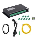 GloboStar® 90147 SEEKWAY SY-418 - Professional Master Controller - Full Colour LED Digital SPI Pixel Control System - Controller για Ψηφιακά Προϊόντα LED Digital Pixel TTL & DMX512 - Single Colour & RGB & RGBW - Synchronous & Asynchronous - 3 Χρόνια Εγγύη