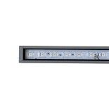 GloboStar® DIGI-BAR 90210 Ψηφιακή Μπάρα Φωτισμού Wall Washer Digital Pixel Facade Tuber Bar LED 12W 720lm 90° DC 24V Αδιάβροχο IP65 L100 x W3.2 x H3cm RGB DMX512 - Ασημί με Διάφανο Κάλυμμα - 3 Years Warranty