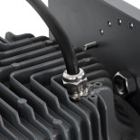 GloboStar® FLOOD-AION 90227 Προβολέας Wall Washer Special Water Effect - Ειδικού Εφέ Νερού LED 40W 2400lm 15° DC 24V Αδιάβροχο IP65 L35.5 x W31.5 x H16.5cm RGBW DMX512 - Γκρι Ανθρακί - 3 Years Warranty