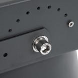 GloboStar® FLOOD-AION 90227 Προβολέας Wall Washer Special Water Effect - Ειδικού Εφέ Νερού LED 40W 2400lm 15° DC 24V Αδιάβροχο IP65 L35.5 x W31.5 x H16.5cm RGBW DMX512 - Γκρι Ανθρακί - 3 Years Warranty