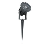 GLOBOSTAR® TREELIGHT-TZINA 90350 Σποτ Φωτισμού για Φυτά - Δέντρα με Βάση Κήπου / Καρφωτό LED 3W 315lm 10° DC 24V Αδιάβροχο IP65 Πορτοκαλί 2200K Dimmable - Γκρι Ανθρακί - Μ10.5 x Π7.5 x Υ7.5cm - 3 Χρόνια Εγγύηση