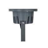 GloboStar® TREELIGHT-TZINA 90353 Σποτ Φωτισμού Ειδικό για Φυτά - Δέντρα με Βάση Κήπου / Καρφωτό LED 6W 510lm 10° DC 24V Αδιάβροχο IP65 L14 x W12.5 x H12.5cm Αρχιτεκτονικό Πορτοκαλί 2200K - Γκρι Ανθρακί - 3 Years Warranty
