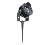 GLOBOSTAR® TREEVINA 90356 Φωτιστικό Σποτ με Αντιθαμβωτική Γρίλια για Φυτά - Δέντρα με Βάση Κήπου / Καρφωτό LED 6W 510lm 10° DC 24V Αδιάβροχο IP65 Ultra Θερμό Λευκό 2200K Dimmable - Bridgelux SMD Chip - Γκρι Ανθρακί - Μ13 x Π9.5 x Υ9.5cm - 3 Χρόνια Εγγύηση
