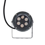 GLOBOSTAR® TREEVINA 90356 Φωτιστικό Σποτ με Αντιθαμβωτική Γρίλια για Φυτά - Δέντρα με Βάση Κήπου / Καρφωτό LED 6W 510lm 10° DC 24V Αδιάβροχο IP65 Ultra Θερμό Λευκό 2200K Dimmable - Bridgelux SMD Chip - Γκρι Ανθρακί - Μ13 x Π9.5 x Υ9.5cm - 3 Χρόνια Εγγύηση