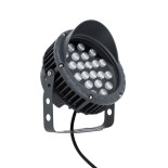 GloboStar® TREELIGHT-VINA 90359 Σποτ Φωτισμού με Αντιθαμβωτική Γρίλια Ειδικό για Φυτά - Δέντρα με Βάση Κήπου / Καρφωτό LED 24W 2040lm 10° DC 24V Αδιάβροχο IP65 L21.5 x W18.3 x H14cm Αρχιτεκτονικό Πορτοκαλί 2200K - Γκρι Ανθρακί - 3 Years Warranty
