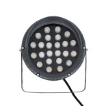 GLOBOSTAR® TREELIGHT-VINA 90360 Σποτ Φωτισμού με Αντιθαμβωτική Γρίλια για Φυτά - Δέντρα με Βάση Κήπου / Καρφωτό LED 24W 2640lm 10° DC 24V Αδιάβροχο IP65 Θερμό Λευκό 2700K Dimmable - Γκρι Ανθρακί - Μ21.5 x Π18.3 x Υ14cm - 3 Χρόνια Εγγύηση