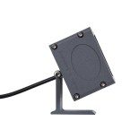 GLOBOSTAR® FLOOD-DANY 90375 Προβολέας Σποτ Wall Washer LED 24W 2640lm 5° DC 24V Αδιάβροχο IP65 Θερμό Λευκό 2700K Dimmable - Γκρι Ανθρακί - Μ16 x Π9.5 x Υ7.5cm - 3 Χρόνια Εγγύηση