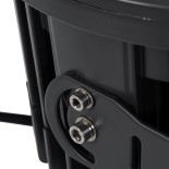 GloboStar® FLOOD-NEVA 90399 Προβολέας Wall Washer για Φωτισμό Κτιρίων LED 54W 5130lm 30° DC 24V Αδιάβροχο IP65 L24.5 x W24.5 x H14.7cm Φυσικό Λευκό 4500K - Μαύρο - 3 Years Warranty