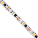 GloboStar® 90598 Digital Pixel Addressable Strip - Ψηφιακή Ταινία LED SMD 5050 9W/m 30LED/m 30PIXEL/m SPI/TTL Protocol IC TM1908 810lm/m 120° DC 12V IP20 Θερμό Λευκό 2700K - Λευκό Σώμα - Μ5000 x Π10 x Υ2mm - Συσκευασία 5 Μέτρων - 5 Χρόνια Εγγύηση