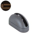 GloboStar® WINDOW-CURBA 90110 Αρχιτεκτονικό Φωτιστικό Ανάδειξης Παραθύρων Window Light LED 6W 540lm 3x262° DC 24V Αδιάβροχο IP65 L12 x W5.3 x H6.5cm Θερμό Λευκό 2700K - Γκρι Ανθρακί - 3 Years Warranty