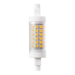 GLOBOSTAR® R7SPRO 60395 Λάμπα R7S 78mm LED 7W 791lm 360° AC 220-240V IP20 Θερμό Λευκό 2700K - Lumileds SMD Chip - Μ7.8 x Π2 x Υ2cm - 3 Χρόνια Εγγύηση
