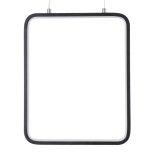 GloboStar® NEROBA 61302 Κρεμαστό Φωτιστικό Οροφής Linear Design LED CCT 18W 1980lm 360° AC 220-240V - Εναλλαγή Φωτισμού μέσω Διακόπτη On/Off All In One Ψυχρό 6000k+Φυσικό 4500k+Θερμό 2700k Μ29 x Π2 x Υ36cm - Μαύρο - 3 Years Warranty
