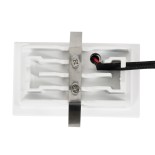 GLOBOSTAR® LUMINAR 60317 Χωνευτό Downlight Σποτ LED 4W 540lm 36° AC 220-240V IP20 Θερμό Λευκό 2700K - Osram SMD Chip & TÜV SÜD Driver - Λευκό & Μαύρο Ματ - Μ7.5 x Π4.3 x Υ4.5cm / Q6.5 x 3.5cm - 5 Χρόνια Εγγύηση