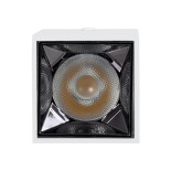 GLOBOSTAR® LUMINAR 60322 Downlight Σποτ LED 3W 420lm 36° AC 220-240V IP20 Φυσικό Λευκό 4500K - Osram SMD Chip & TÜV SÜD Driver - Λευκό Ματ - Μ4.2 x Π4.2 x Υ6.6cm - 5 Χρόνια Εγγύηση