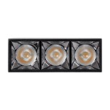 GLOBOSTAR® LUMINAR 60324 Downlight Σποτ LED 12W 1680lm 36° AC 220-240V IP20 Φυσικό Λευκό 4500K - Osram SMD Chip & TÜV SÜD Driver - Μαύρο Ματ - Μ11.8 x Π4.2 x Υ6.6cm - 5 Χρόνια Εγγύηση