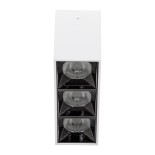 GLOBOSTAR® LUMINAR 60327 Downlight Σποτ LED 12W 1620lm 36° AC 220-240V IP20 Θερμό Λευκό 2700K - Osram SMD Chip & TÜV SÜD Driver - Λευκό Ματ - Μ11.8 x Π4.2 x Υ6.6cm - 5 Χρόνια Εγγύηση