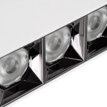 GLOBOSTAR® LUMINAR 60327 Downlight Σποτ LED 12W 1620lm 36° AC 220-240V IP20 Θερμό Λευκό 2700K - Osram SMD Chip & TÜV SÜD Driver - Λευκό Ματ - Μ11.8 x Π4.2 x Υ6.6cm - 5 Χρόνια Εγγύηση