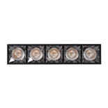 GLOBOSTAR® LUMINAR 60329 Downlight Σποτ LED 20W 2700lm 36° AC 220-240V IP20 Θερμό Λευκό 2700K - Osram SMD Chip & TÜV SÜD Driver - Μαύρο Ματ - Μ19.5 x Π4.2 x Υ6.6cm - 5 Χρόνια Εγγύηση