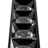 GLOBOSTAR® LUMINAR 60329 Downlight Σποτ LED 20W 2700lm 36° AC 220-240V IP20 Θερμό Λευκό 2700K - Osram SMD Chip & TÜV SÜD Driver - Μαύρο Ματ - Μ19.5 x Π4.2 x Υ6.6cm - 5 Χρόνια Εγγύηση