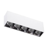 GLOBOSTAR® LUMINAR 60331 Downlight Σποτ LED 20W 2700lm 36° AC 220-240V IP20 Θερμό Λευκό 2700K - Osram SMD Chip & TÜV SÜD Driver - Λευκό Ματ - Μ19.5 x Π4.2 x Υ6.6cm - 5 Χρόνια Εγγύηση