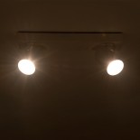GloboStar® LEONARDO 60347 Μοντέρνο Φωτιστικό Οροφής Ράγα με Κινούμενα Σποτ LED Spot Downlight 20W 2400lm 60° AC 220-240V IP20 Μ32 x Π7 x Υ11.8cm - Λευκό - Φυσικό Λευκό 4500K - Bridgelux COB - 5 Years Warranty