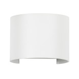 GloboStar® AXIS-R 60638 Φωτιστικό Τοίχου - Απλίκα Αρχιτεκτονικού Φωτισμού Εσωτερικού/Εξωτερικού Χώρου Up & Down LED 10W 1200lm 10 έως 60° AC 220-240V Αδιάβροχο IP65 Μ10 x Π10 x Υ10cm - Φυσικό Λευκό 4500K - Λευκό - Bridgelux Chip - 3 Years Warranty