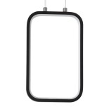 GloboStar® DEROBA 61298 Κρεμαστό Φωτιστικό Οροφής Linear Design LED CCT 12W 1320lm 360° AC 220-240V - Εναλλαγή Φωτισμού μέσω Διακόπτη On/Off All In One Ψυχρό 6000k+Φυσικό 4500k+Θερμό 2700k Μ16 x Π1.6 x Υ25.5cm - Μαύρο - 3 Years Warranty