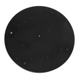 GloboStar® NARNIA 61259 Πλαφονιέρα Οροφής LED CCT 100W 11500lm 120° AC 220-240V - Εναλλαγή Φωτισμού μέσω Τηλεχειριστηρίου All In One Ψυχρό 6000k+Φυσικό 4500k+Θερμό 2700k Dimmable Φ60 x Υ10cm - Μαύρο - 3 Years Warranty