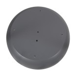 GloboStar® ANATOLIA 61265 Πλαφονιέρα Οροφής LED CCT 75W 8625lm 120° AC 220-240V - Εναλλαγή Φωτισμού μέσω Τηλεχειριστηρίου All In One Ψυχρό 6000k+Φυσικό 4500k+Θερμό 2700k Dimmable Φ60cm - Γκρι Ανθρακί - 3 Years Warranty