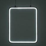 GloboStar® NEROBA 61303 Κρεμαστό Φωτιστικό Οροφής Linear Design LED CCT 18W 1980lm 360° AC 220-240V - Εναλλαγή Φωτισμού μέσω Διακόπτη On/Off All In One Ψυχρό 6000k+Φυσικό 4500k+Θερμό 2700k Μ29 x Π2 x Υ36cm - Λευκό - 3 Years Warranty