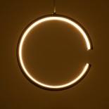 GLOBOSTAR® CEROBA 61306 Μοντέρνο Κρεμαστό Φωτιστικό Οροφής LED 12W 1320lm 300° AC 220-240V IP20 Ρυθμιζόμενο Λευκό CCT με On/Off 2700K/4500K/6000K - Lumileds SMD Chip - Μαύρο Ματ - Μ22 x Π2 x Υ22cm - 3 Χρόνια Εγγύηση
