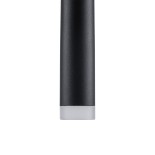 GloboStar® TEARS 61311 Κρεμαστό Φωτιστικό Οροφής Design LED CCT 21W 2310lm 180° AC 220-240V - Εναλλαγή Φωτισμού μέσω Τηλεχειριστηρίου All In One Ψυχρό 6000k+Φυσικό 4500k+Θερμό 2700k Dimmable Μ70 x Π3.2 x Υ60cm - Μαύρο - 3 Years Warranty