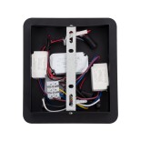 GLOBOSTAR® IBIS 61367 Μοντέρνο Φωτιστικό Τοίχου - Απλίκα Ξενοδοχείου Reading Light με Φορτιστή USB 3A LED 10W 1000lm 36°/360° AC 220-240V IP20 Φυσικό Λευκό 4500K - Bridgelux COB Chip & TÜV SÜD Driver - Μαύρο Ματ - Μ10 x Π6.1 x Υ18cm - 3 Χρόνια Εγγύηση