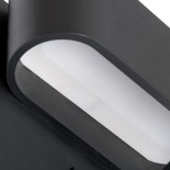 GLOBOSTAR® IBIS 61367 Μοντέρνο Φωτιστικό Τοίχου - Απλίκα Ξενοδοχείου Reading Light με Φορτιστή USB 3A LED 10W 1000lm 36°/360° AC 220-240V IP20 Φυσικό Λευκό 4500K - Bridgelux COB Chip & TÜV SÜD Driver - Μαύρο Ματ - Μ10 x Π6.1 x Υ18cm - 3 Χρόνια Εγγύηση