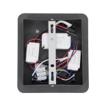 GLOBOSTAR® IBIS 61369 Μοντέρνο Φωτιστικό Τοίχου - Απλίκα Ξενοδοχείου Reading Light με Φορτιστή USB 3A LED 10W 1000lm 36°/360° AC 220-240V IP20 Φυσικό Λευκό 4500K - Bridgelux COB Chip & TÜV SÜD Driver - Γκρι Ανθρακί Ματ - Μ10 x Π6.1 x Υ18cm - 3 Χρόνια Εγγύ