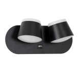 GLOBOSTAR® REGENCY 61376 Μοντέρνο Φωτιστικό Τοίχου - Απλίκα Ξενοδοχείου Reading Light με Φορτιστή USB 3A LED 16W 1840lm 120° AC 220-240V IP20 Φυσικό Λευκό 4500K - Bridgelux SMD Chip & TÜV SÜD Driver - Μαύρο Ματ - Μ16.5 x Π12 x Υ10cm - 3 Χρόνια Εγγύηση