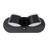 GLOBOSTAR® REGENCY 61376 Μοντέρνο Φωτιστικό Τοίχου - Απλίκα Ξενοδοχείου Reading Light με Φορτιστή USB 3A LED 16W 1840lm 120° AC 220-240V IP20 Φυσικό Λευκό 4500K - Bridgelux SMD Chip & TÜV SÜD Driver - Μαύρο Ματ - Μ16.5 x Π12 x Υ10cm - 3 Χρόνια Εγγύηση