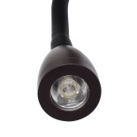 GloboStar® ROULETTE-S 61384 Μοντέρνο Φωτιστικό Τοίχου - Απλίκα Ξενοδοχείου Bed Side LED 3W 360lm & 1 x E27 36° & 360° AC 220-240V - Reading Up/Down Light - Φορτιστής USB 3A - Μ17 x Π20 x Υ37cm - Φυσικό Λευκό 4500K - Καφέ με Μπεζ Καπέλο - Σετ 2 Τεμαχίων