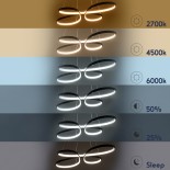 GloboStar® BUTTERFLY 61391 Κρεμαστό Φωτιστικό Οροφής Design LED CCT 75W 8400lm 300° AC 220-240V - Εναλλαγή Φωτισμού μέσω Τηλεχειριστηρίου All In One Ψυχρό 6000k+Φυσικό 4500k+Θερμό 2700k Dimmable Μ71 x Π52 x Υ4cm - Μαύρο - 3 Years Warranty