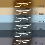 GloboStar® BUTTERFLY 61392 Κρεμαστό Φωτιστικό Οροφής Design LED CCT 75W 8400lm 300° AC 220-240V - Εναλλαγή Φωτισμού μέσω Τηλεχειριστηρίου All In One Ψυχρό 6000k+Φυσικό 4500k+Θερμό 2700k Dimmable Μ71 x Π52 x Υ4cm - Λευκό - 3 Years Warranty