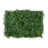 GloboStar® 78413 Artificial - Συνθετικό Τεχνητό Διακοσμητικό Πάνελ Φυλλωσιάς - Κάθετος Κήπος Λέιλαντ - Νάνος Κισσός Πράσινο Μ60 x Υ40 x Π9cm